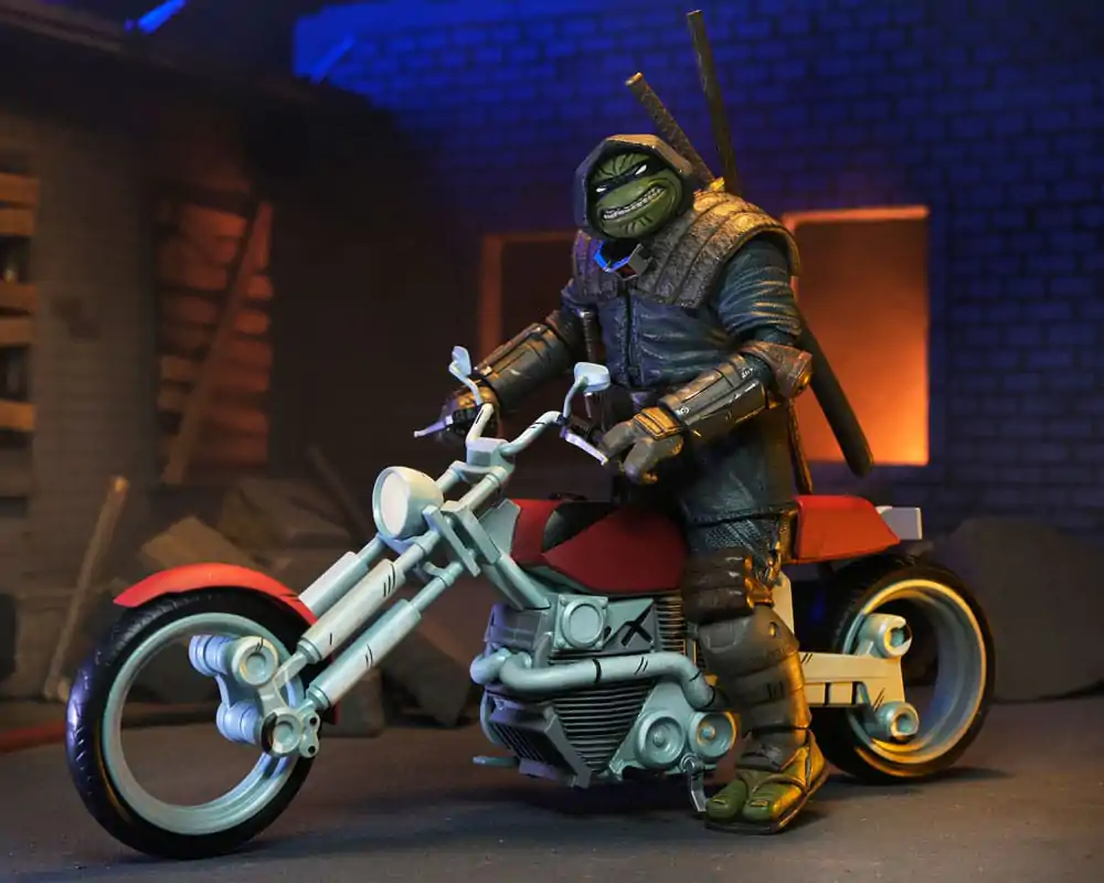 Teenage Mutant Ninja Turtles (The Last Ronin The Lost Years) Action Figure Casey Marie with Last Ronin Motorcycle 18 cm product photo