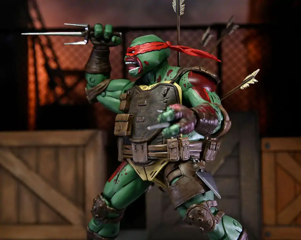 Teenage Mutant Ninja Turtles The Last Ronin Action Figure Ultimate First to Fall Raphael 18 cm termékfotó