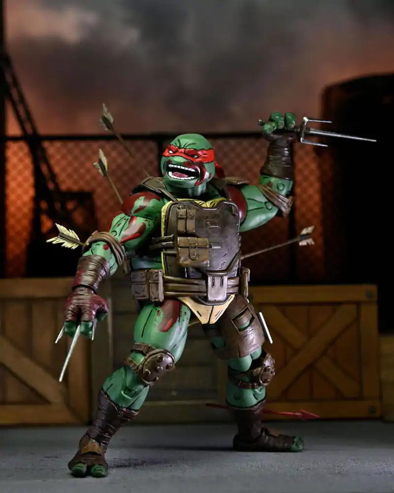 Teenage Mutant Ninja Turtles The Last Ronin Action Figure Ultimate First to Fall Raphael 18 cm termékfotó