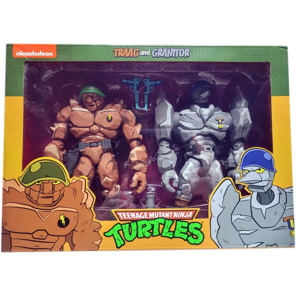 Teenage Mutant Ninja Turtles Traag and Granitor pack 2 figures 18cm product photo