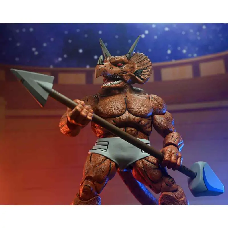 Teenage Mutant Ninja Turtles Triceraton Gladiator figure 18cm termékfotó