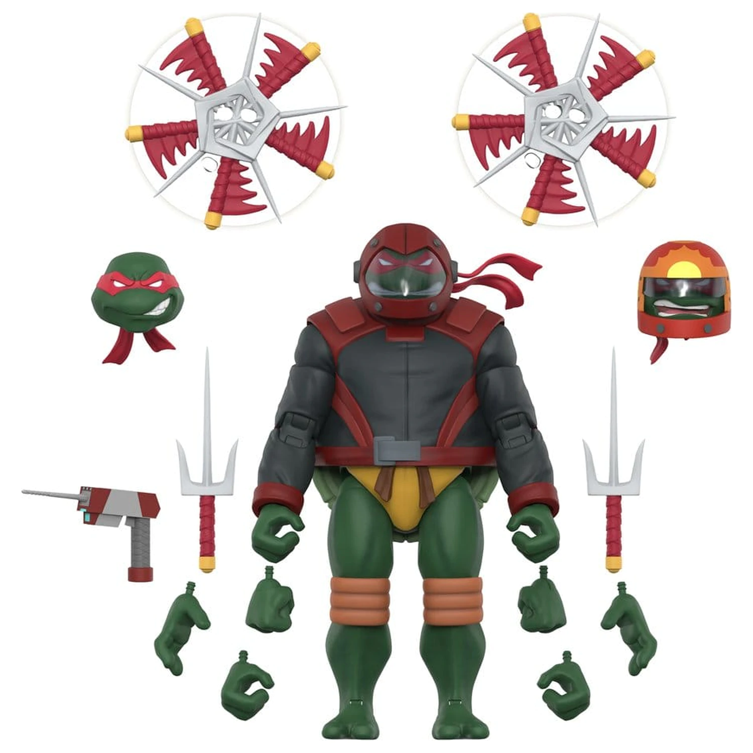 Teenage Mutant Ninja Turtles Ultimates Action Figure Wave 14 Raphael (Road Gear) product photo