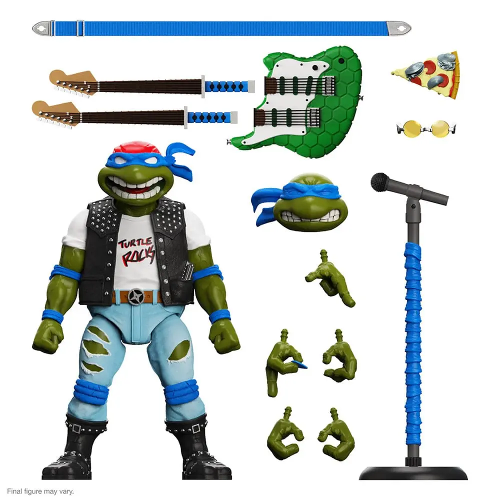 Teenage Mutant Ninja Turtles Ultimates Action Figure Classic Rocker Leo 18 cm termékfotó