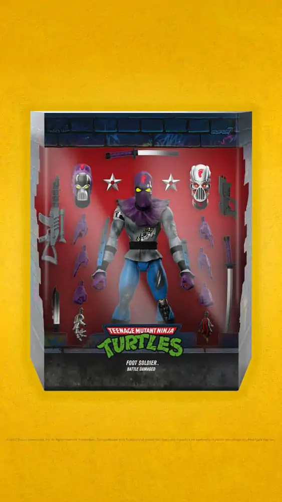 Teenage Mutant Ninja Turtles Ultimates Action Figure Foot Soldier (Battle  Damaged) 18 cm termékfotó