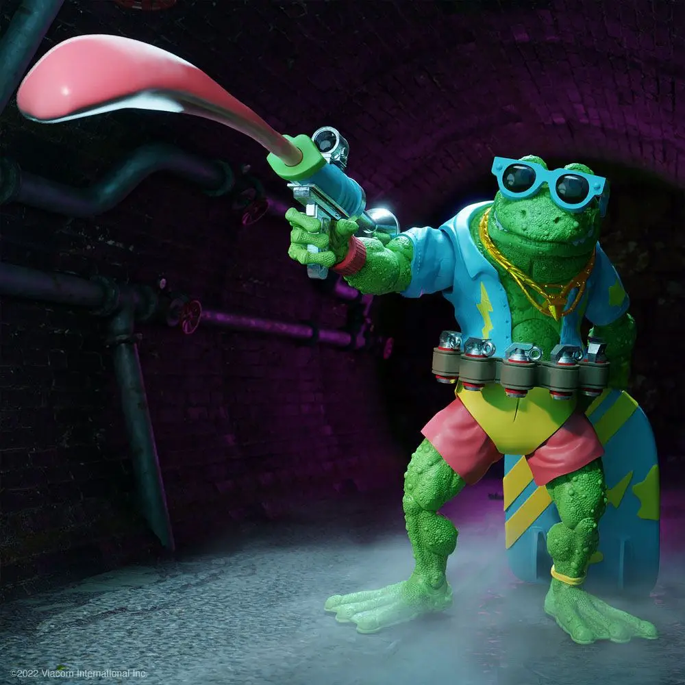 Teenage Mutant Ninja Turtles Ultimates Action Figure Genghis Frog 18 cm termékfotó