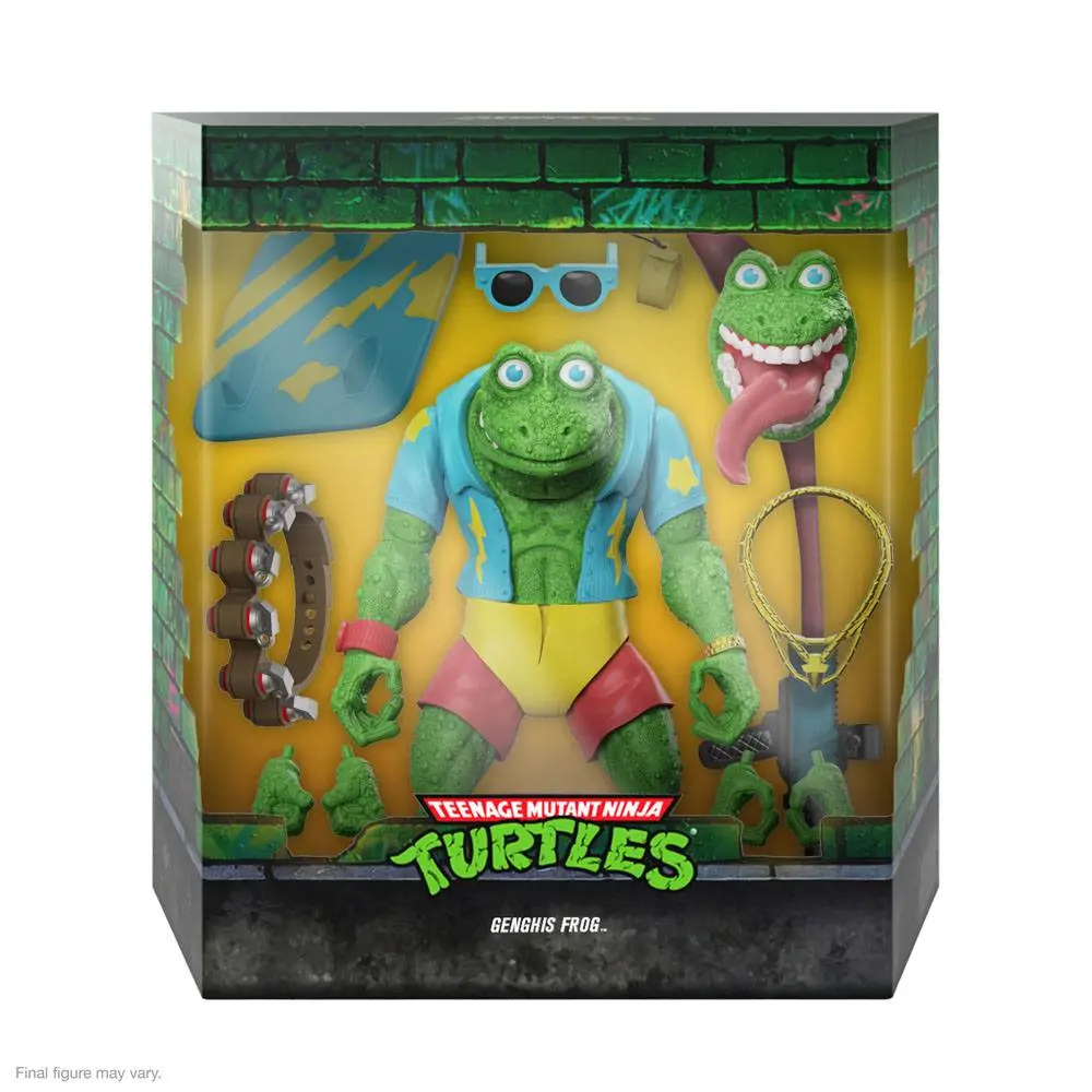 Teenage Mutant Ninja Turtles Ultimates Action Figure Genghis Frog 18 cm termékfotó