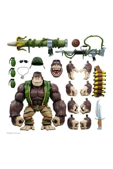 Teenage Mutant Ninja Turtles Ultimates Action Figure Guerrilla Gorilla 20 cm termékfotó