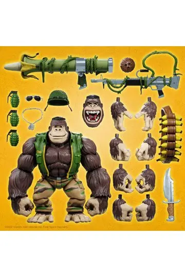 Teenage Mutant Ninja Turtles Ultimates Action Figure Guerrilla Gorilla 20 cm termékfotó