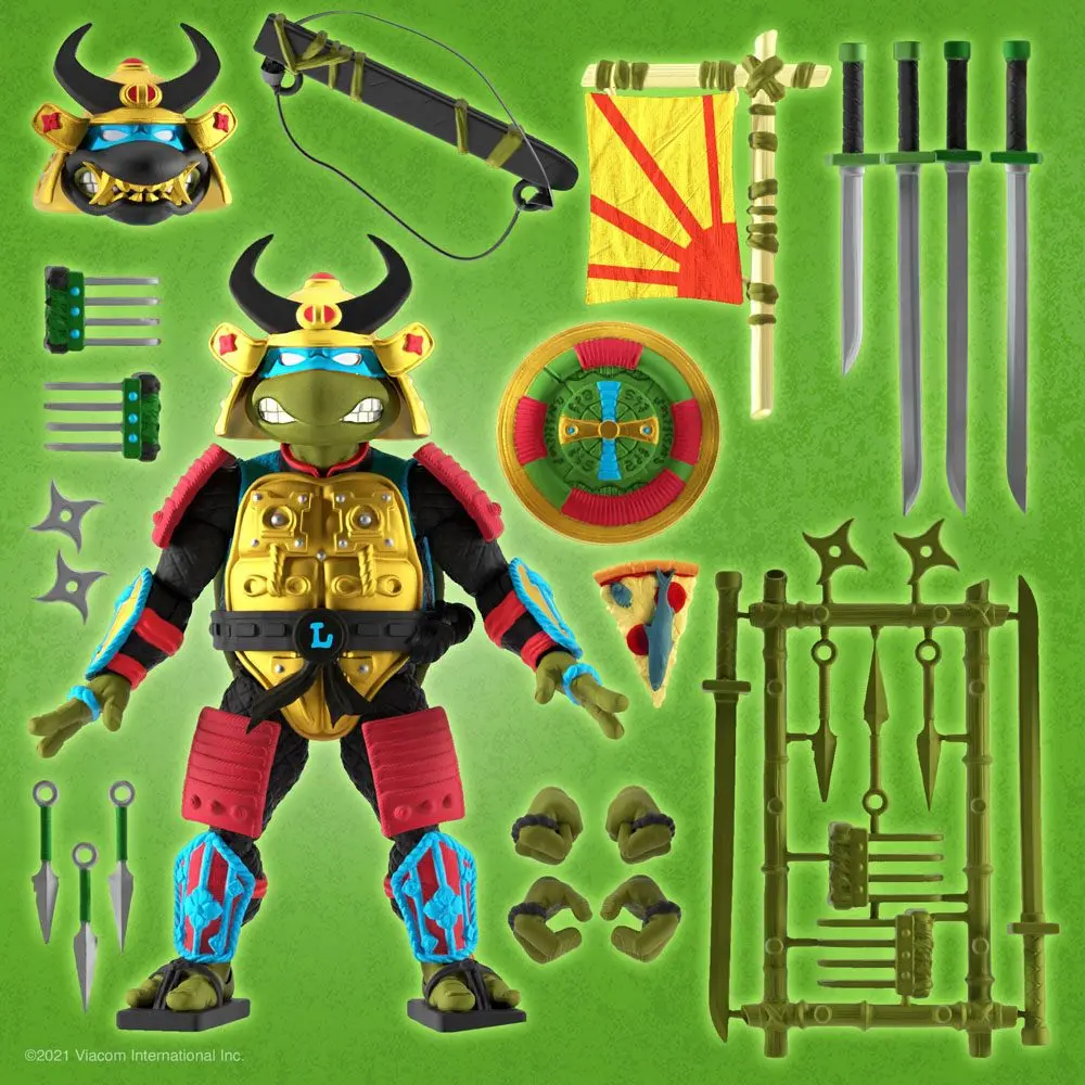 Teenage Mutant Ninja Turtles Ultimates Action Figure Leo the Sewer Samurai 18 cm termékfotó