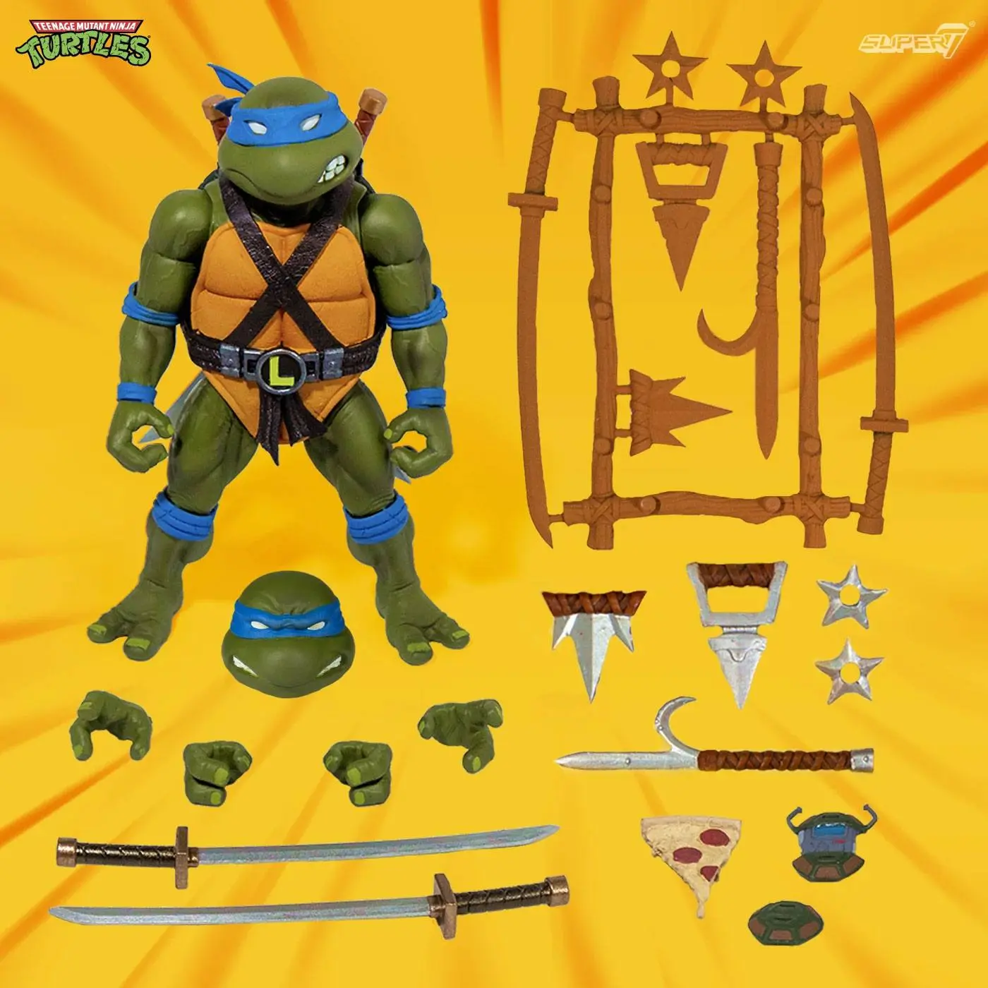Teenage Mutant Ninja Turtles Ultimates Action Figure Leonardo 18 cm product photo