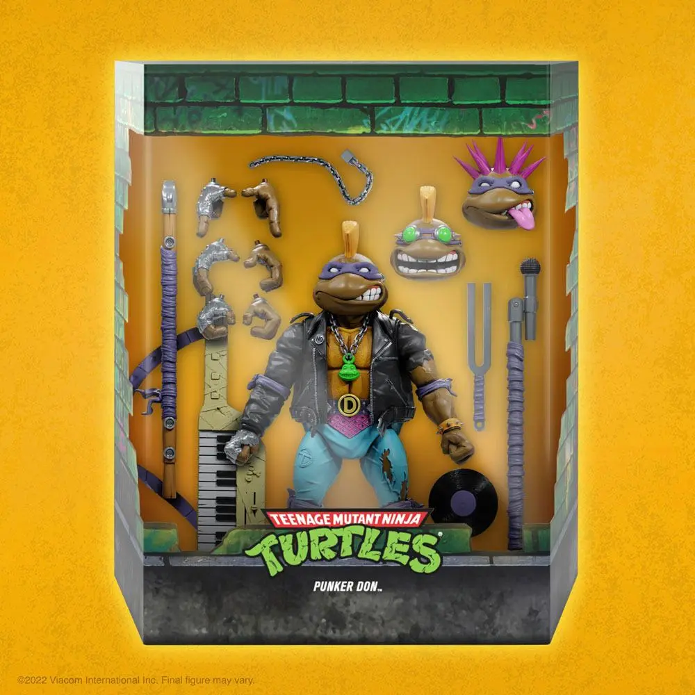 Teenage Mutant Ninja Turtles Ultimates Action Figure Punker Donatello 18 cm termékfotó