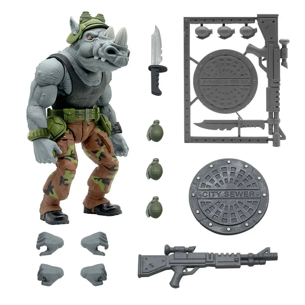 Teenage Mutant Ninja Turtles Ultimates Action Figure Rocksteady 20 cm product photo