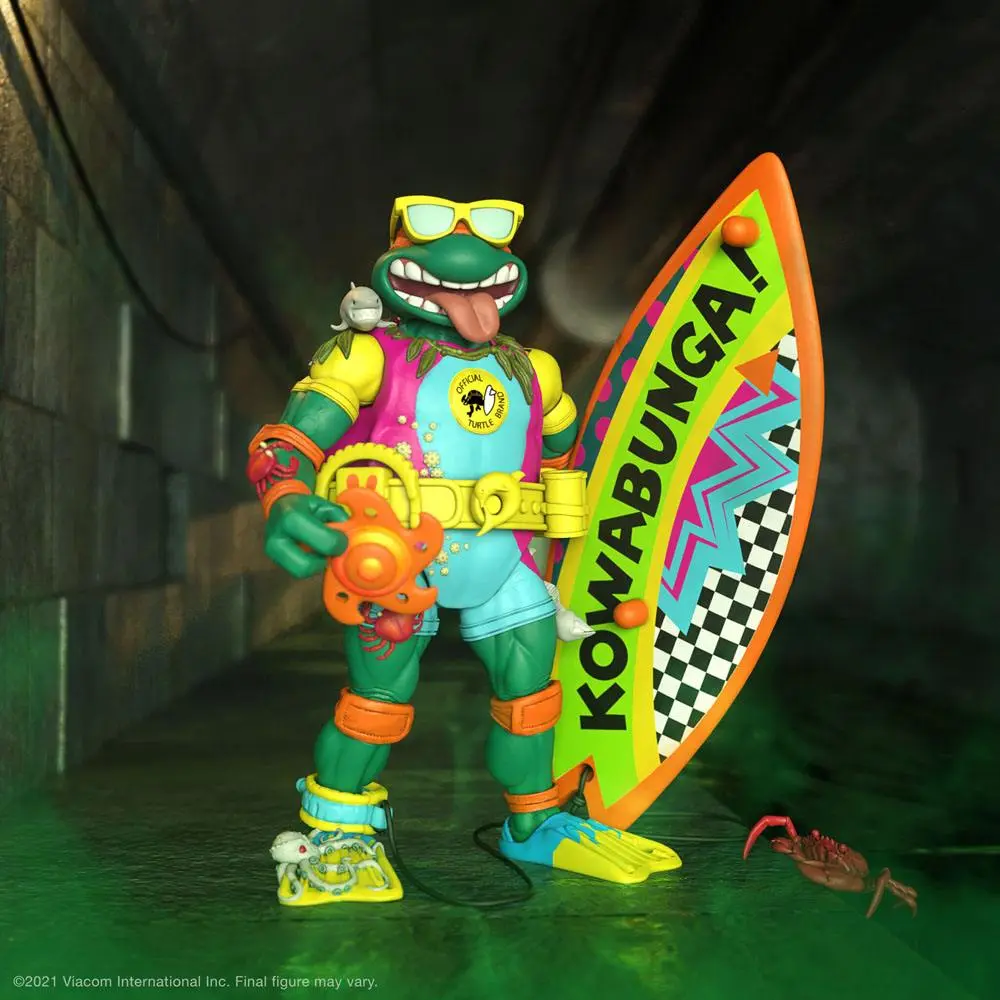 Teenage Mutant Ninja Turtles Ultimates Action Figure Sewer Surfer Mike 18 cm product photo