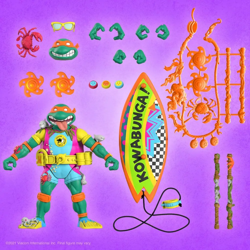 Teenage Mutant Ninja Turtles Ultimates Action Figure Sewer Surfer Mike 18 cm product photo
