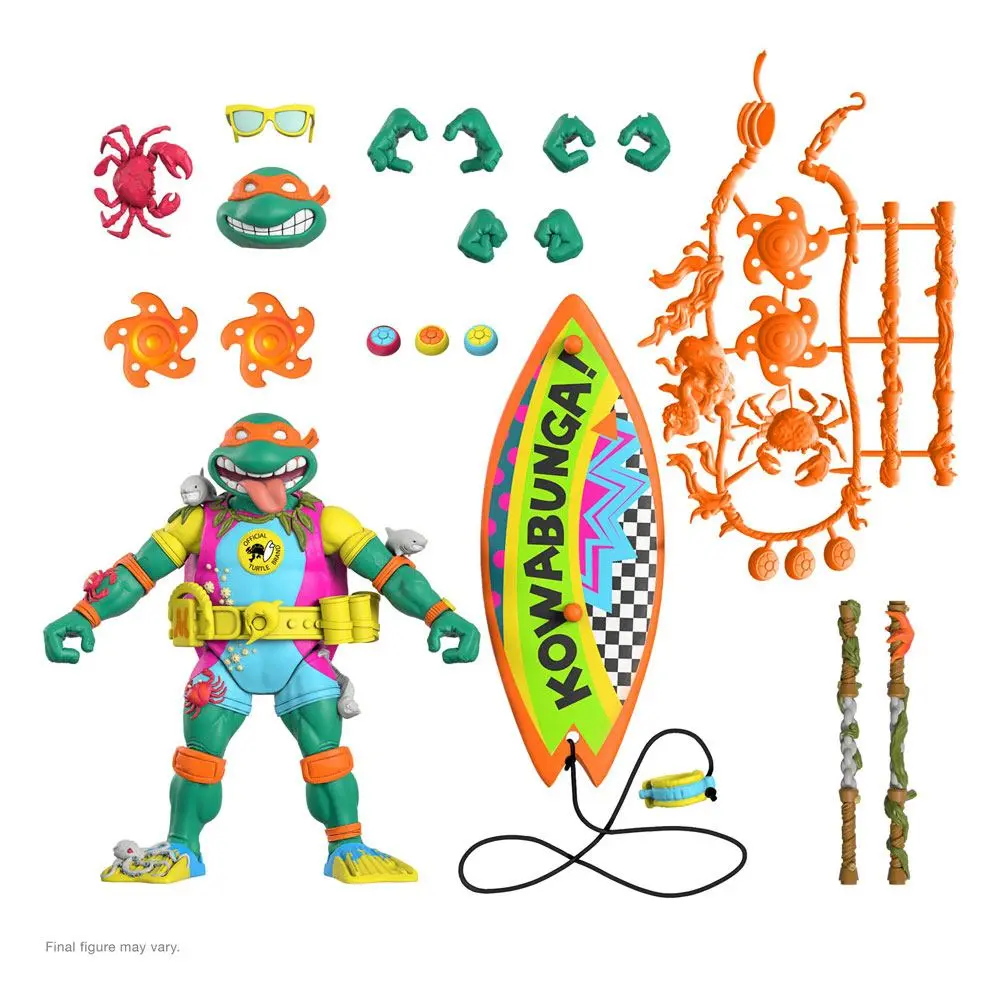 Teenage Mutant Ninja Turtles Ultimates Action Figure Sewer Surfer Mike 18 cm product photo