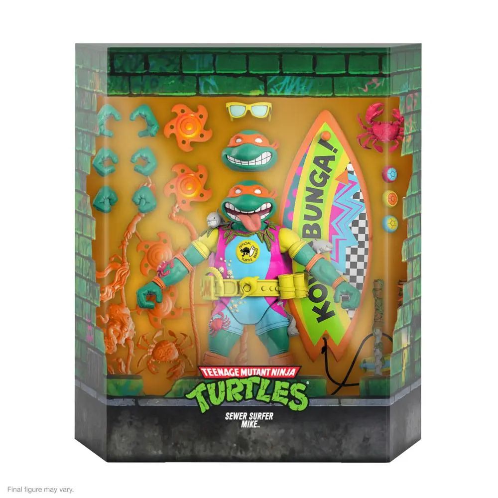 Teenage Mutant Ninja Turtles Ultimates Action Figure Sewer Surfer Mike 18 cm product photo
