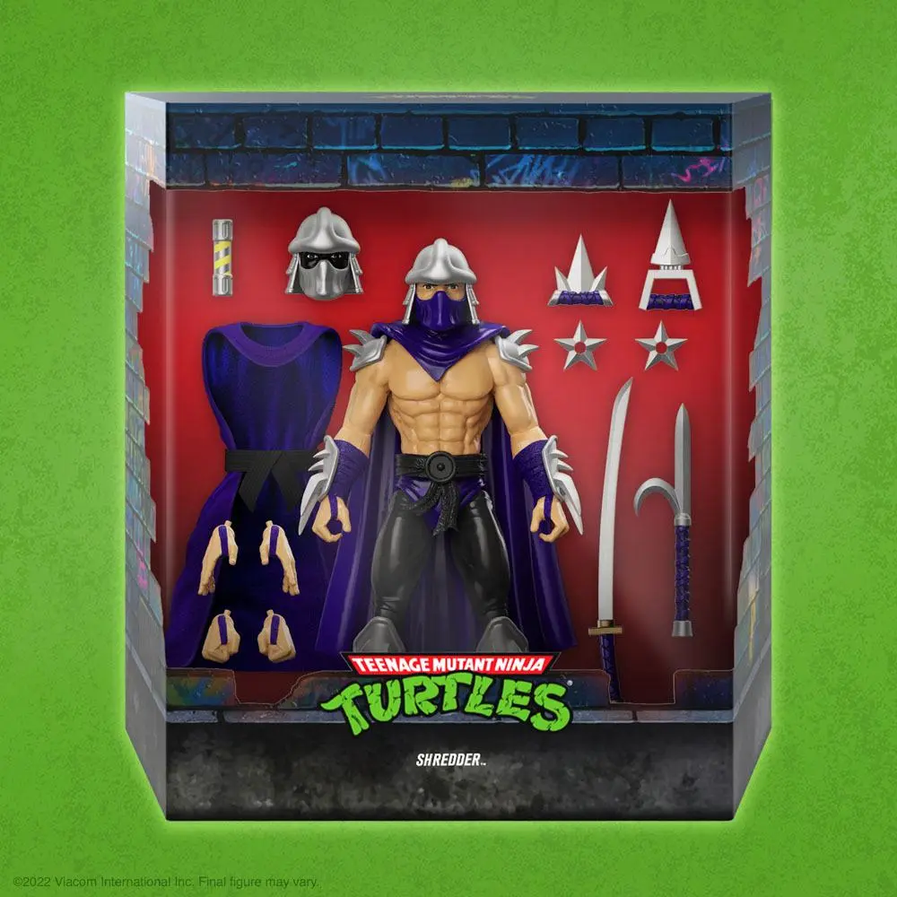 Teenage Mutant Ninja Turtles Ultimates Action Figure Shredder (Silver Armor) 18 cm termékfotó