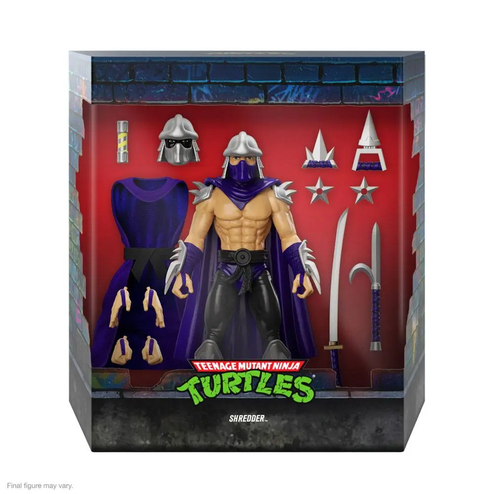 Teenage Mutant Ninja Turtles Ultimates Action Figure Shredder (Silver Armor) 18 cm termékfotó