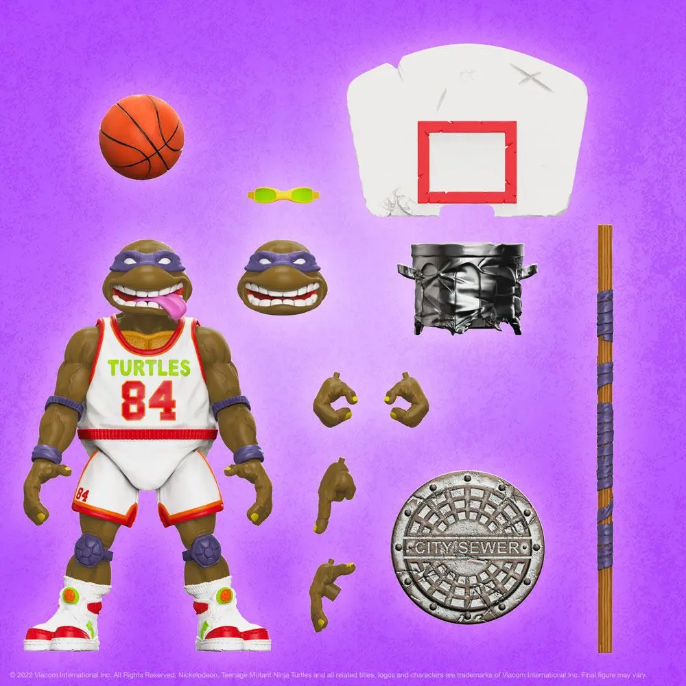 Teenage Mutant Ninja Turtles Ultimates Action Figure Slam Dunkin' Don 18 cm termékfotó