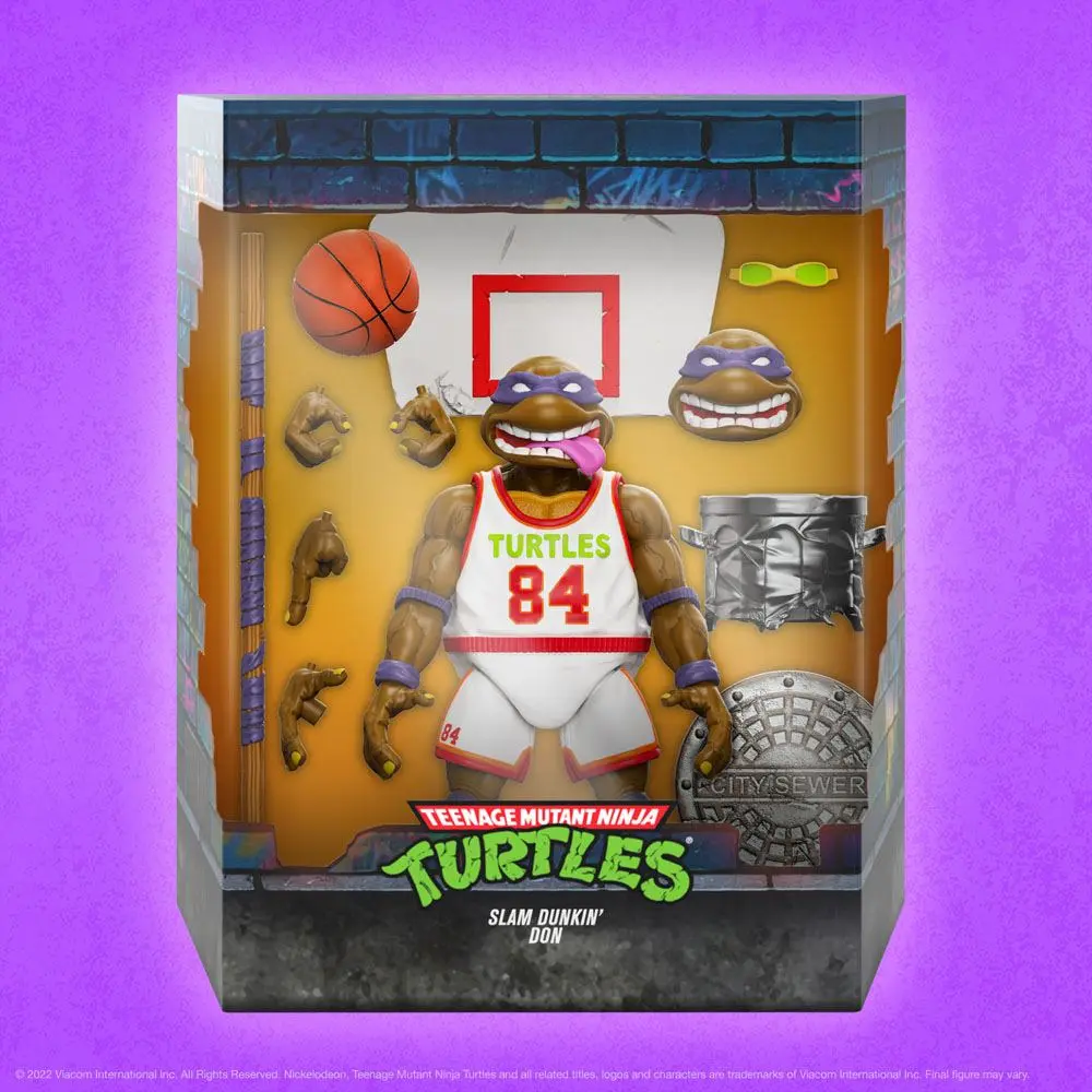 Teenage Mutant Ninja Turtles Ultimates Action Figure Slam Dunkin' Don 18 cm termékfotó