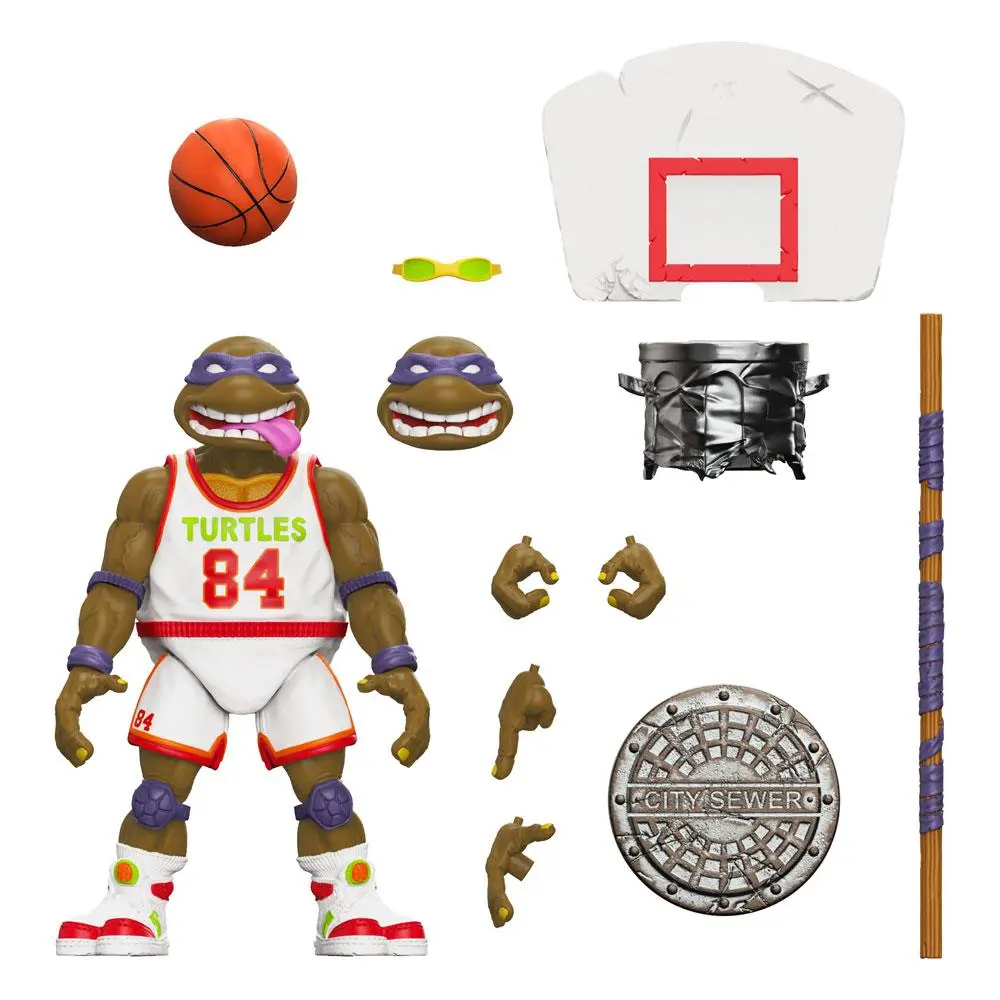 Teenage Mutant Ninja Turtles Ultimates Action Figure Slam Dunkin' Don 18 cm termékfotó