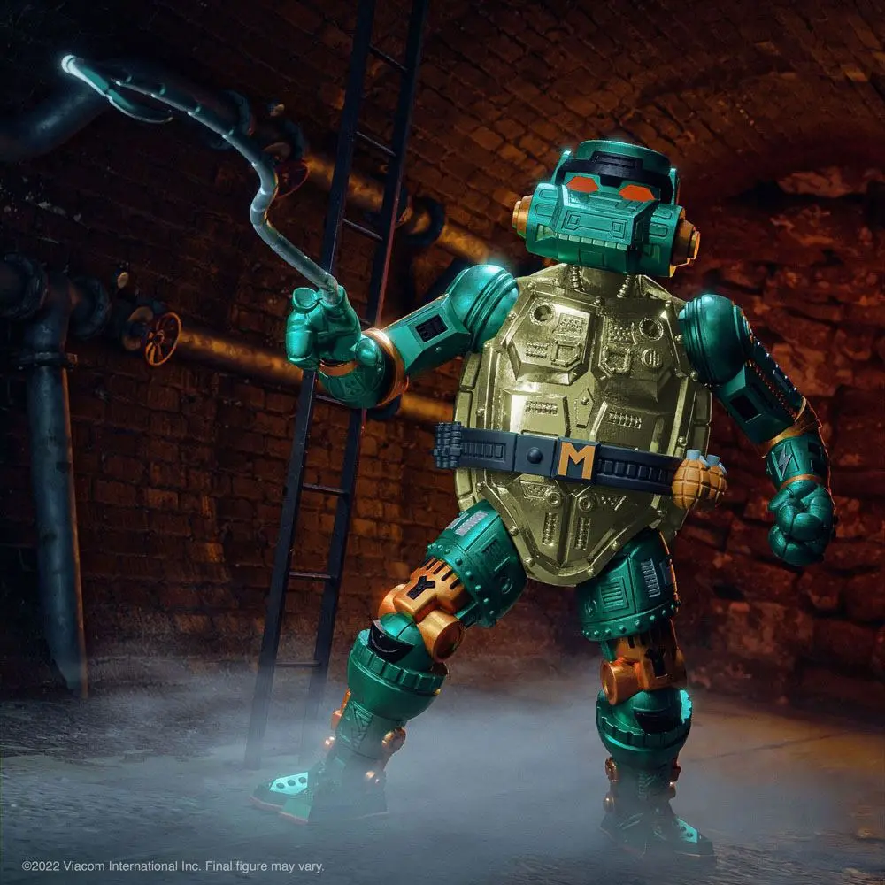 Teenage Mutant Ninja Turtles Ultimates Action Figure Warrior Metalhead Michelangelo 18 cm termékfotó