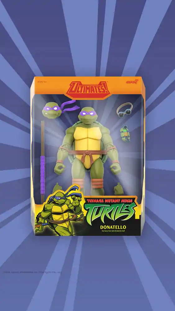 Teenage Mutant Ninja Turtles Ultimates Action Figure Wave 12 Donatello 18 cm termékfotó