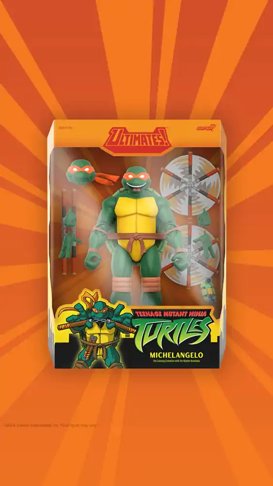 Teenage Mutant Ninja Turtles Ultimates Action Figure Wave 12 Michelangelo 18 cm termékfotó