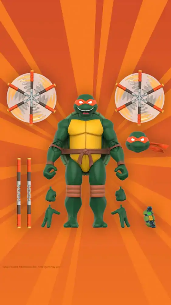 Teenage Mutant Ninja Turtles Ultimates Action Figure Wave 12 Michelangelo 18 cm termékfotó