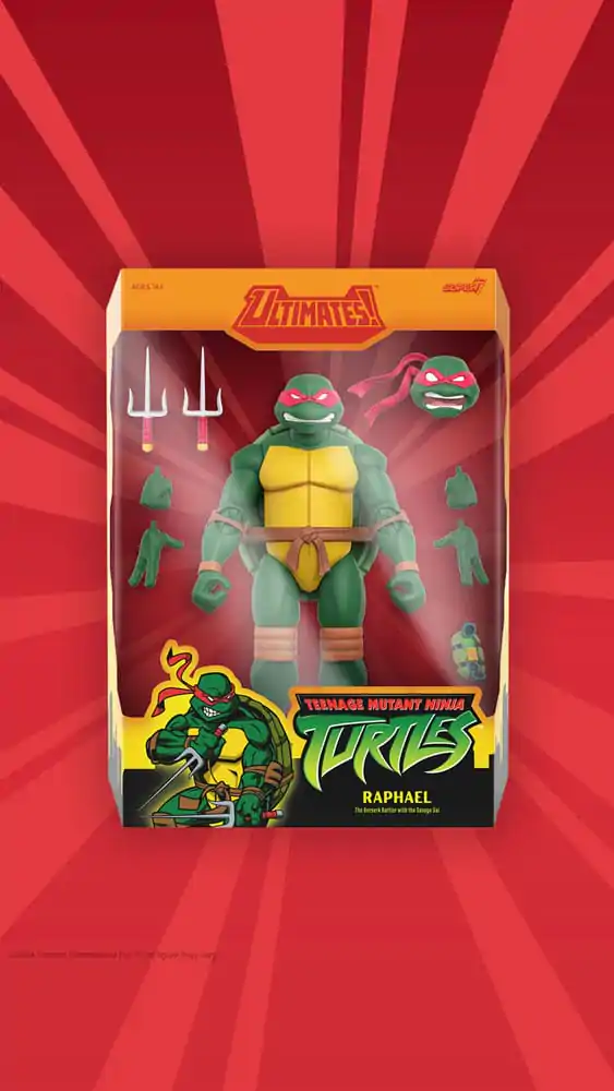 Teenage Mutant Ninja Turtles Ultimates Action Figure Wave 12 Raphael 18 cm termékfotó