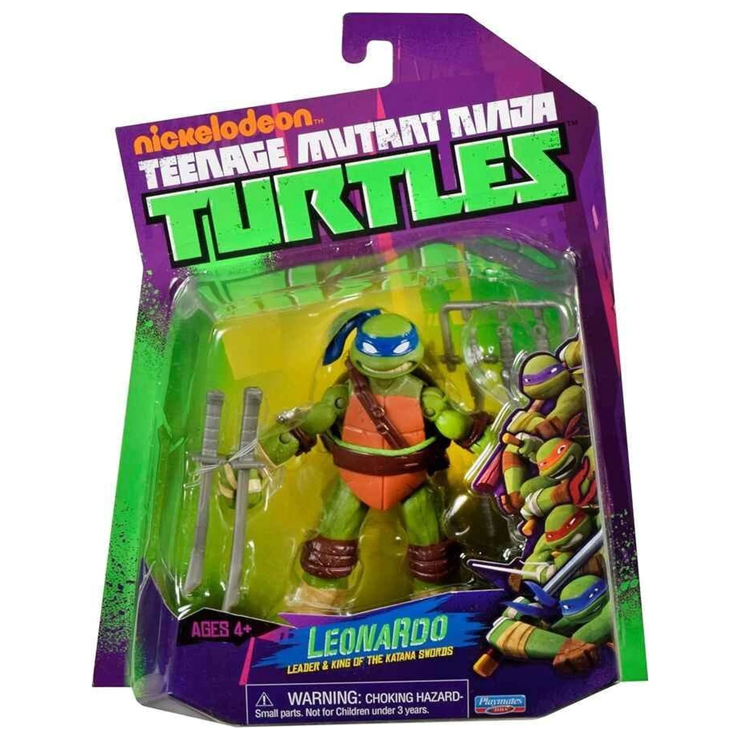 Teenage Mutant Ninja Turtles World of TMNT Action Figure Leonardo 11 cm product photo