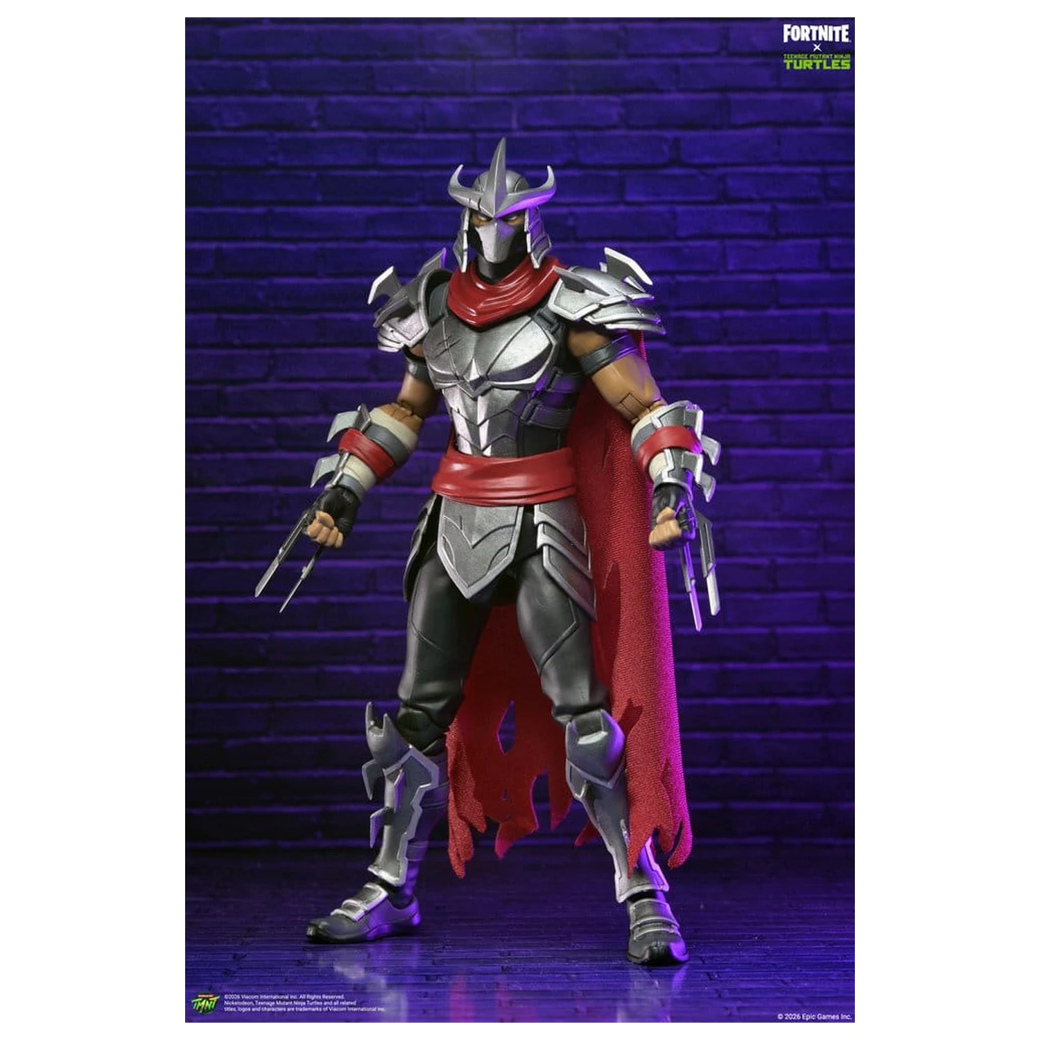 Teenage Mutant Ninja Turtles x Fortnite Action Figure Shredder 18 cm product photo