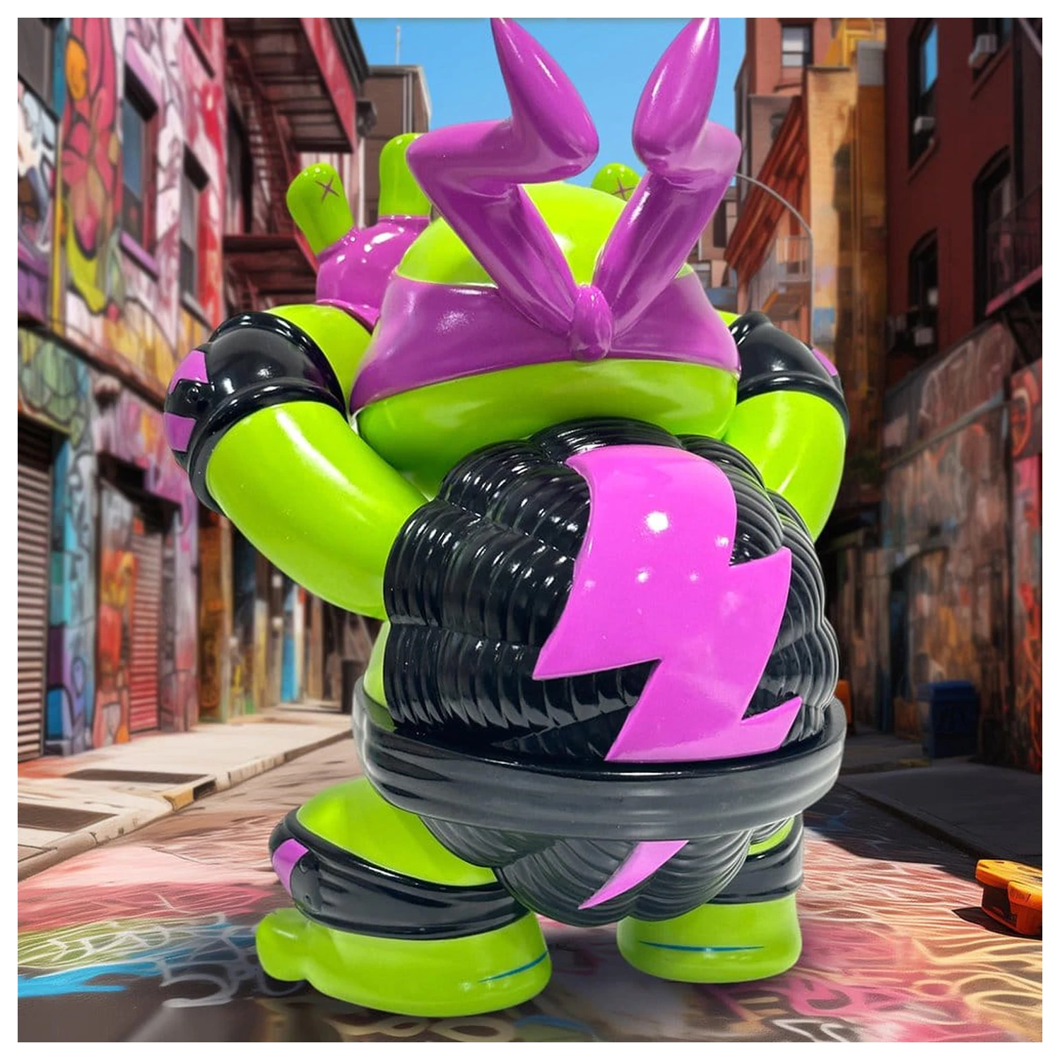 Teenage Mutant Ninja Turtles x Grape Brain Vinyl Figure Donatello 24 cm product photo