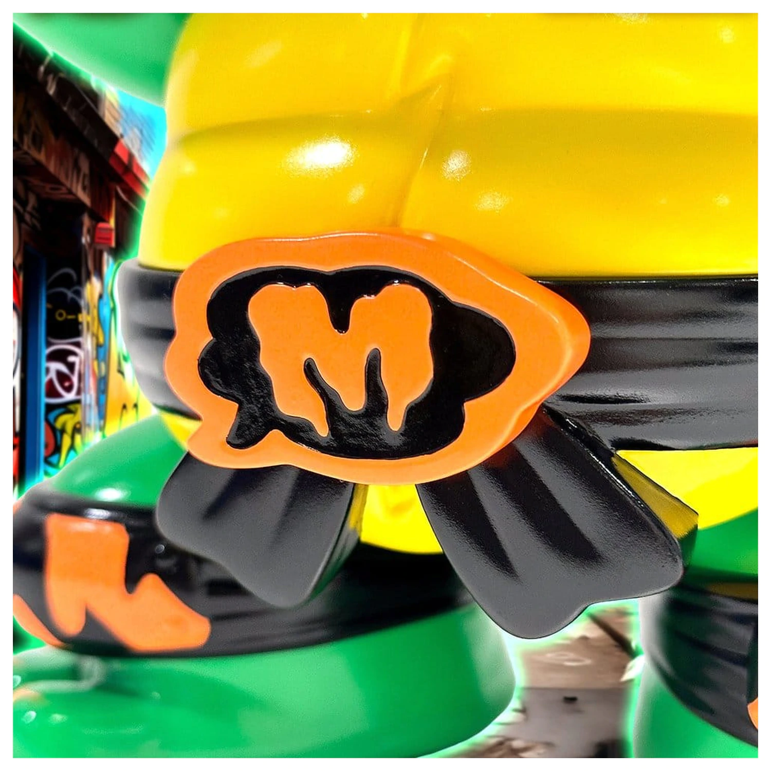 Teenage Mutant Ninja Turtles x Grape Brain Vinyl Figure Michelangelo 24 cm product photo