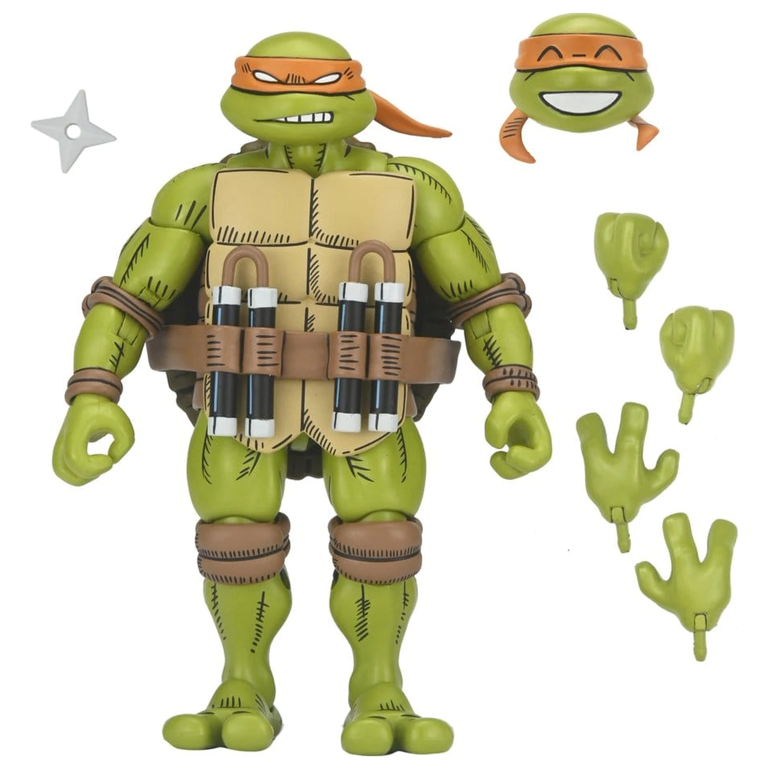 Teenage Mutant Ninja Turtles x Usagi Yojimbo Ultimate Action Figure Michelangelo 18 cm product photo