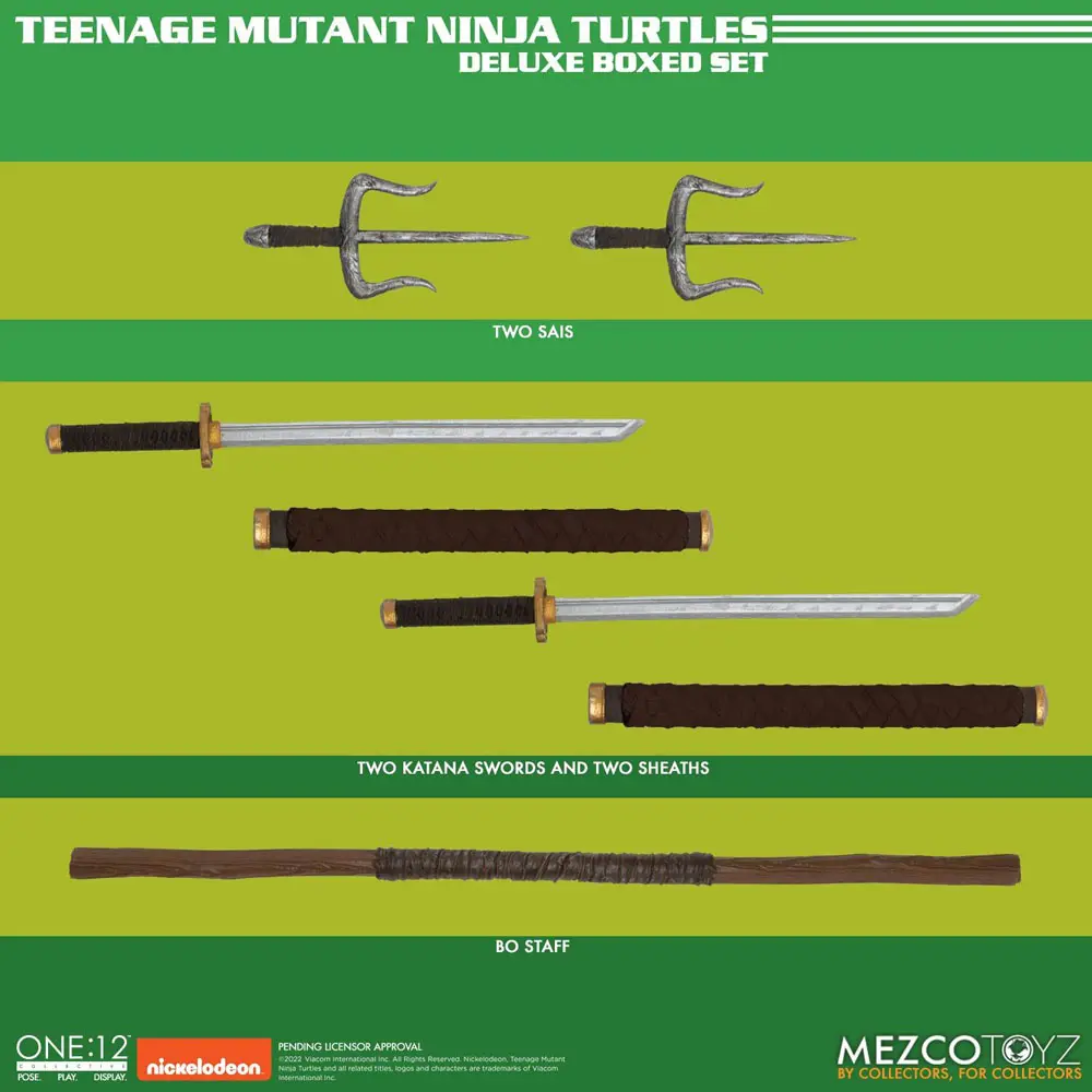 Teenage Mutant Ninja Turtles XL Action Figures Deluxe Box Set 17 cm product photo