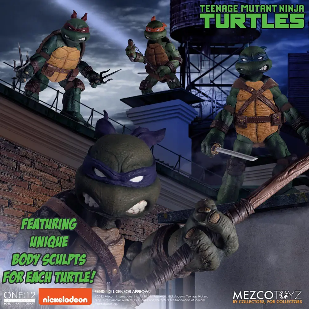 Teenage Mutant Ninja Turtles XL Action Figures Deluxe Box Set 17 cm product photo