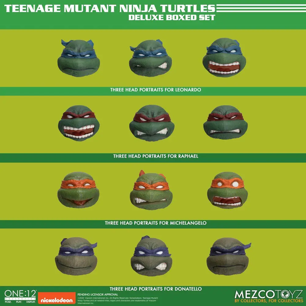 Teenage Mutant Ninja Turtles XL Action Figures Deluxe Box Set 17 cm product photo