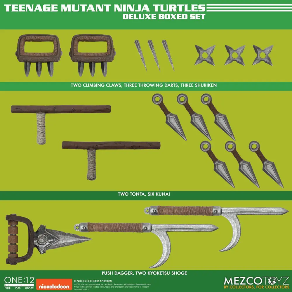 Teenage Mutant Ninja Turtles XL Action Figures Deluxe Box Set 17 cm product photo