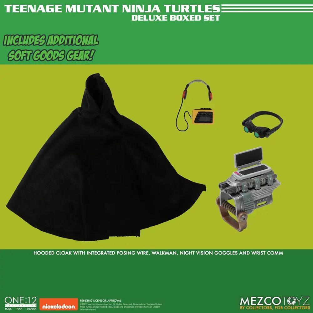 Teenage Mutant Ninja Turtles XL Action Figures Deluxe Box Set 17 cm product photo