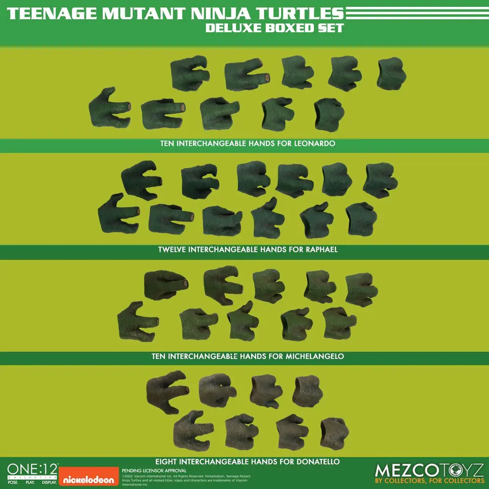 Teenage Mutant Ninja Turtles XL Action Figures Deluxe Box Set 17 cm product photo