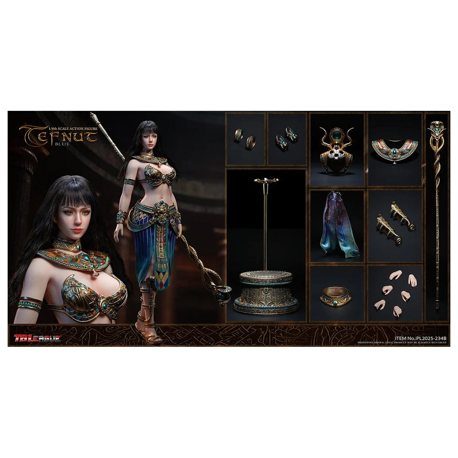 Tefnut Action Figure 1/6 Blue Edition 30 cm product photo