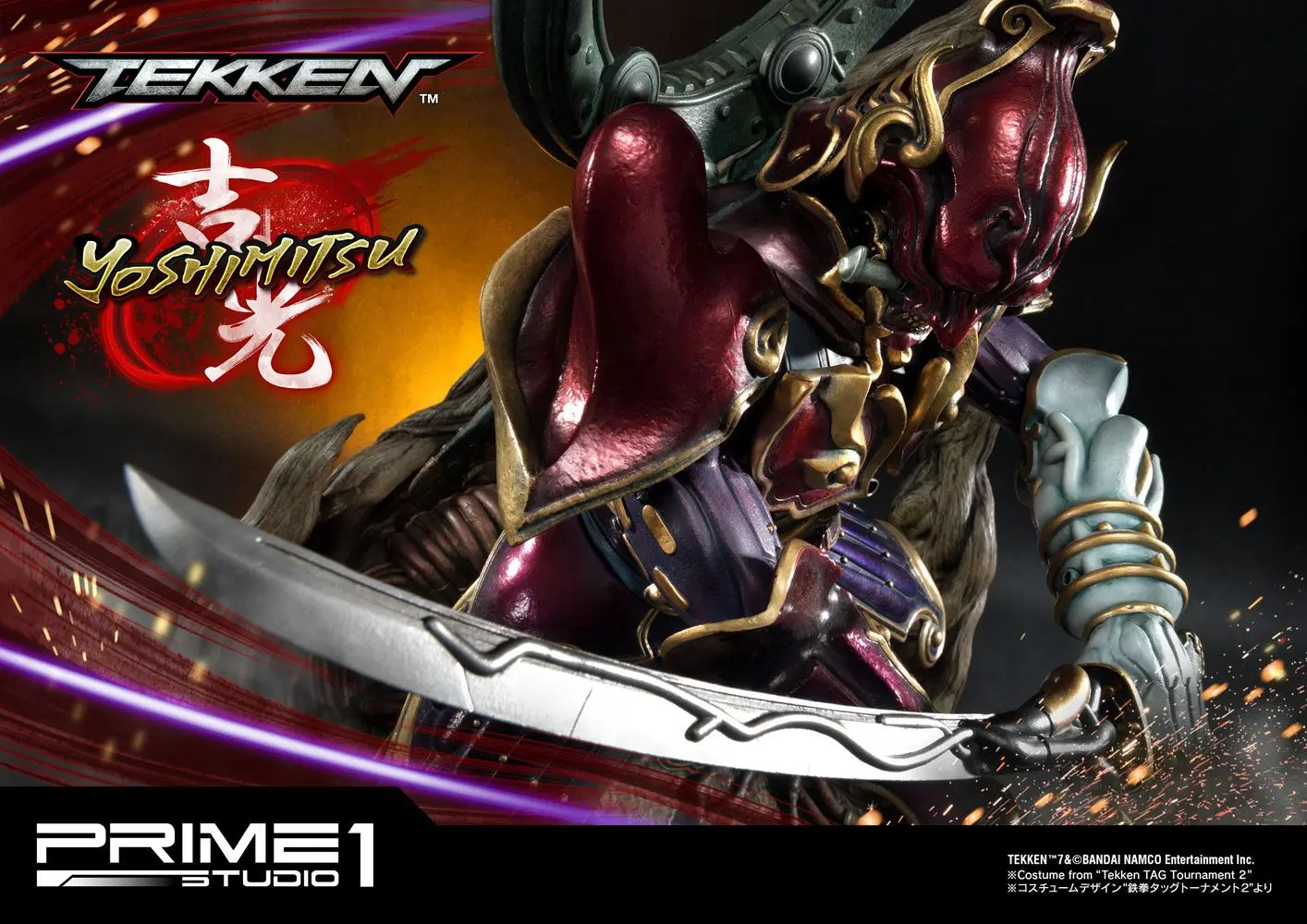Tekken Statue 1/4 Yoshimitsu 70 cm product photo