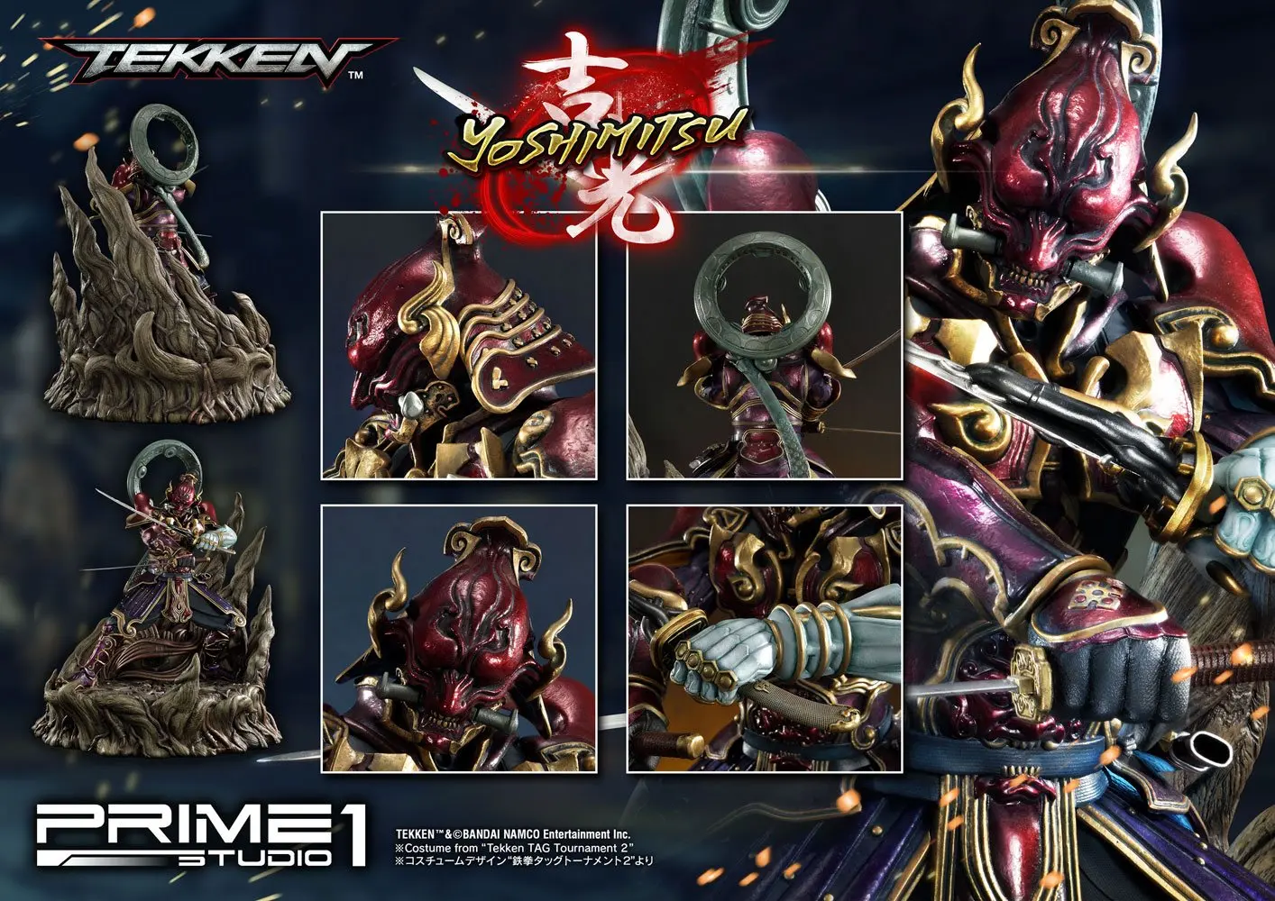 Tekken Statue 1/4 Yoshimitsu 70 cm product photo