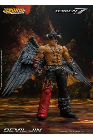 Tekken 7 Action Figure 1/12 Devil Jin 18 cm product photo