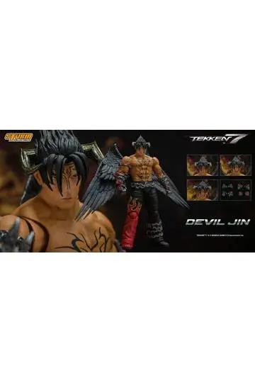 Tekken 7 Action Figure 1/12 Devil Jin 18 cm product photo