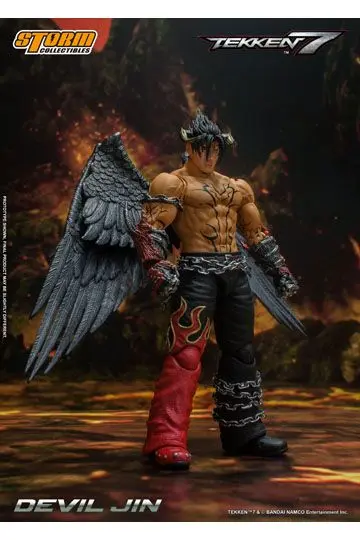 Tekken 7 Action Figure 1/12 Devil Jin 18 cm product photo