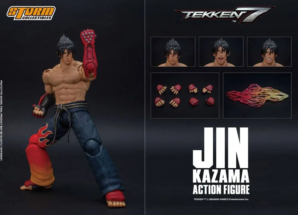 Tekken 7 Action Figure 1/12 Jin Kazama 17 cm product photo