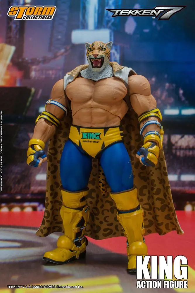 Tekken 7 Action Figure 1/12 King 18 cm termékfotó