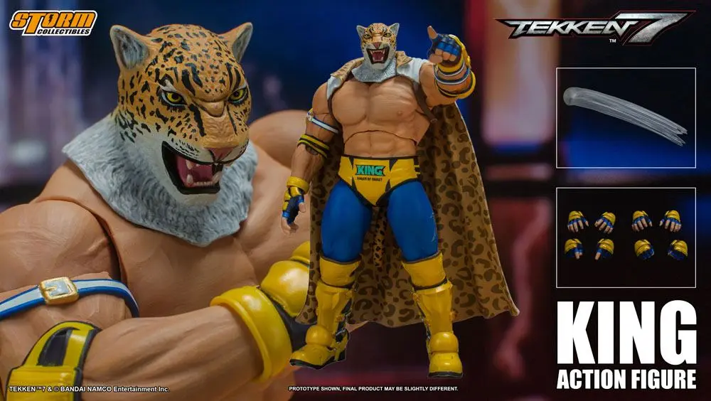 Tekken 7 Action Figure 1/12 King 18 cm termékfotó